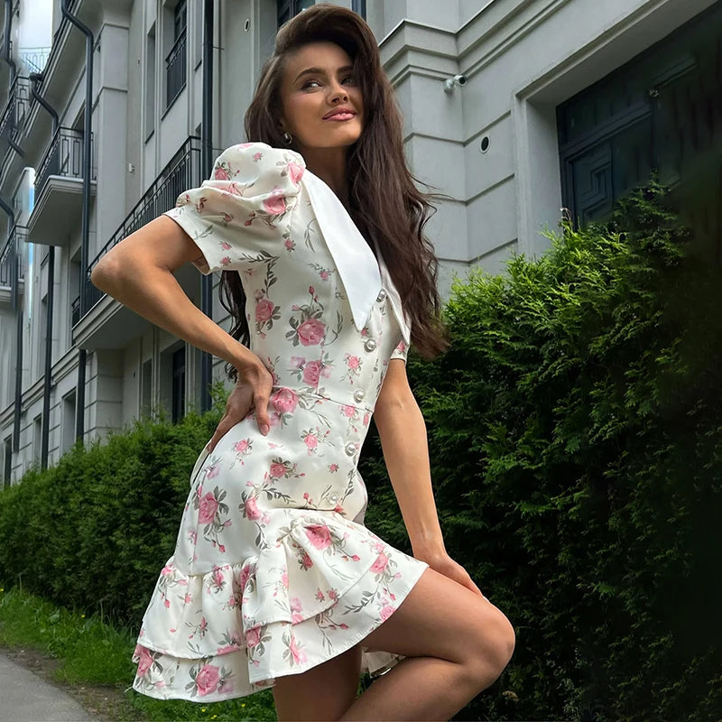 The Rosalie Ruffle Dress – Summer Romance in Bloom