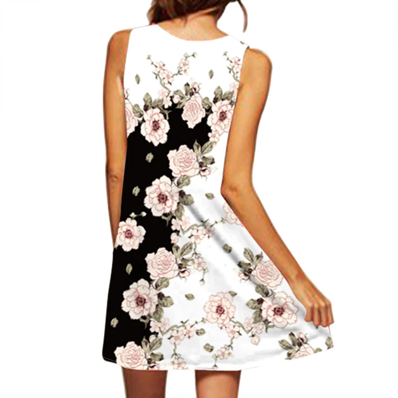 Summer V-Neck Dress – Flowy, Feminine & Printed Perfection