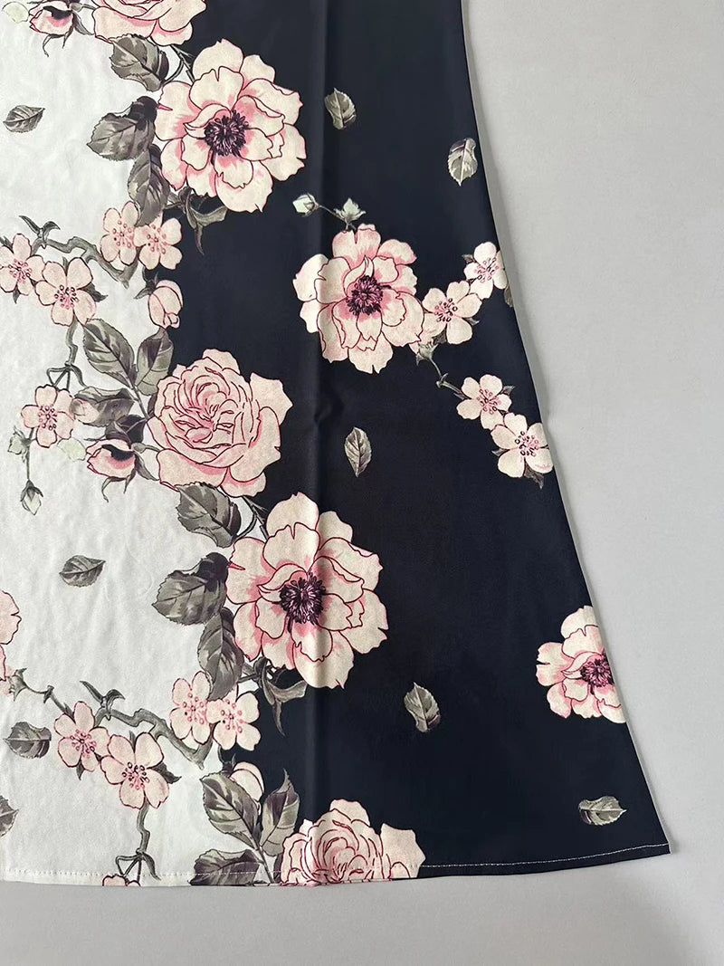 Summer V-Neck Dress – Flowy, Feminine & Printed Perfection